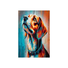 MAKA - DIAMOND PAINTING DOGGIE 20X30CM