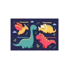 MAKA - DIAMOND PAINTING LITTLE DINOS 20X30CM