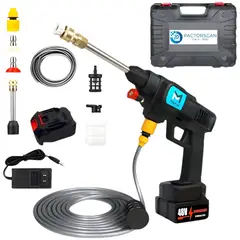 GENERICO - Hidrolavadora Portátil Presión Limpieza Autos Motos 48v