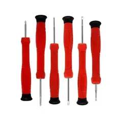 GENERICO - Kit Destornilladores de Precisión 6Pcs para Celular 090300 WISEUP