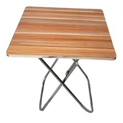 GENERICO - MESA PLEGABLE CUADRADA 70 X 60 X 60 cm