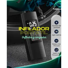 IMPORTADO MC - Inflador portátil para llanta de carro Black Intensivo