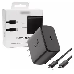 GENERICO - Cargador Compatible de Samsung 45w Super Carga Rapida Note S21 S22 s23 s24 s25