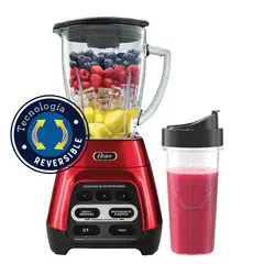 OSTER - Licuadora BLSTPYG1310RBG 1.5 Lt y Vaso Blend 700 Watts - Rojo