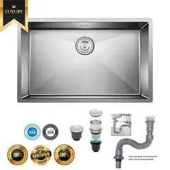 XM - Lavadero de Cocina de Lujo Acero Inoxidable US-5846 Plateado