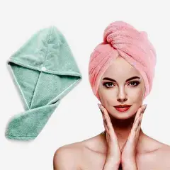 GENERICO - 2 UNIDADES TOALLA PARA CABELLO