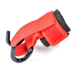 GENERICO - Straps para Levantamiento de Peso Muerto Rojo Con Fierro