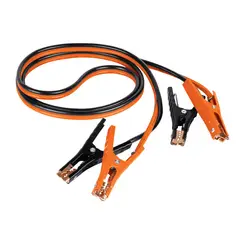 TRUPER - Cables pasa corriente 3 m, 225 A, 8 AWG, con funda,