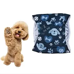GENERICO - PAÑALES ECOLÓGICOS PARA PERROS MACHOS - TALLA S