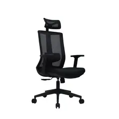 OFIDEAS - Silla de Oficina Kum Presidente Negro Alta