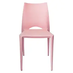 ARKIMUEBLES - Silla de polipropileno modelo Valerie rosado