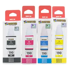 SCOYSER - JUEGO DE TINTAS CANON 190 COMPATIBLE