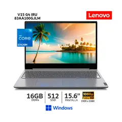 LENOVO - Laptop V15 G4 IRU Intel Core i5 13420H, 16Gb Ram, 512Gb SSD, 15.6 FHD, Windows, 83A100GJLM