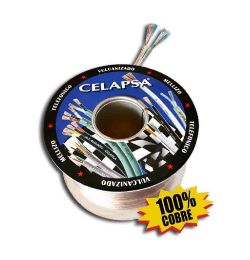 Cable Mellizo Cristal 16 AWG 100 Metros AP-16C CELAPSA x Rollo