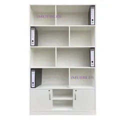 TEMEL - Estante para oficina Biblioteca grande en melamina de 18MM