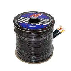 HURRICANE - Cable Stereo Tripolar Siliconado Negro AP-2040-3CNG x Rollo