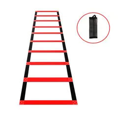 GENERICO - ESCALERA PARA AGILIDAD Y COORDINACIÓN CON PESO 10 PASOS MAS FUNDA