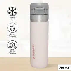 STANLEY - Termo de Bebida Flip Go Rose Quartz 710 Ml