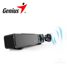GENIUS - Barra de Sonido USB Soundbar 100 Mini Negro 6W Surround Sound