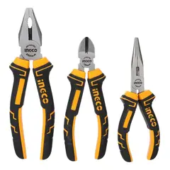 INGCO TOOLS - Juego de 3 alicates Ingco