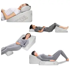 TERAFLEX - COJIN ANTIREFLUJO Y ALMOHADA CERVICAL MULTIUSOS 60x55x30 CM