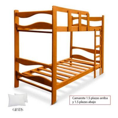Camarote 1 Plaza 1/2 Arriba y 1 Plazas 1/2 Abajo + Gratis Almohada