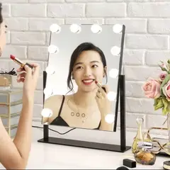 GENERICO - Espejo de Tocador con Luces LED Para Escritorio iluminado Táctiles