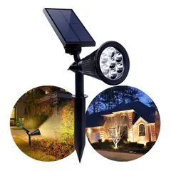 OEM - Estaca Solar LED Lampara Jardín Iluminación Decoración Exterior