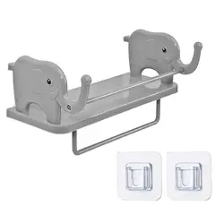 MINARI - Repisa Organizador de Pared para Baño Cocina Multiusos Gris 481F