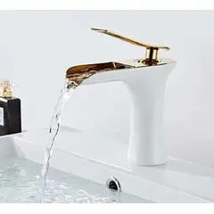 PGW - Grifo premium- Monocomando Catarata - Blanco - Para Mueble