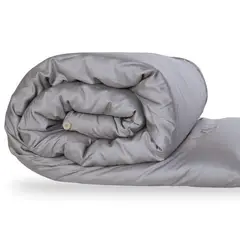 HYPNO HOME - Funda De Plumón 100% De Bambú 1.5 Plz - Gris