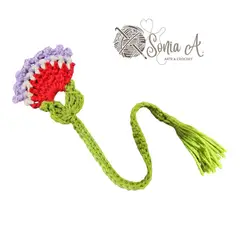 GENERICO - Separadores de Libros - Clavel 27 cm