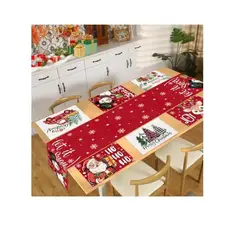 GENERICO - Individuales De Navidad combo camino mesa