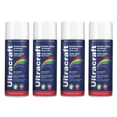 GENERICO - Pintura spray color Laca Transparente x4 unidades Ultracraft