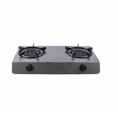 GENERICO - Cocina de Mesa 2 Hornillas Quemador Estufa de Gas
