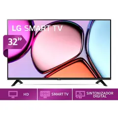LG - Televisor LED Smart 32 TV HD con ThinQ AI 32LQ600BPSA.