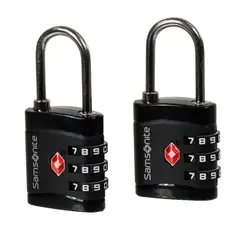 SAMSONITE - Pack Candado Global Ta Combilock 3 Dial TSA X2 Black