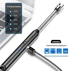 GENERICO - Encendedor con USB Recargable para Cocina Eléctrico