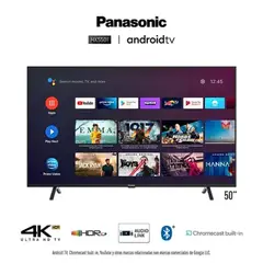 PANASONIC - Televisor Smart Android 4K UHD 50 TC-50HX550P - Negro