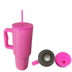 IMPORTADO MC - Termo-Taza Toma todo Antiderrame Color Fucsia 1.2 lt Acero Inoxidable