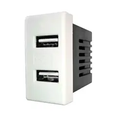 OPALUX - Dado Toma USB Doble BM125