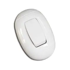 OPALUX - Interruptor Simple Oval OP-223-1WH