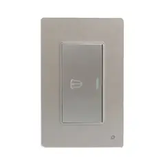 OPALUX - Placa de Pared para Timbre Metálico Dado 7cm OP-AT-11SLV OPALUX