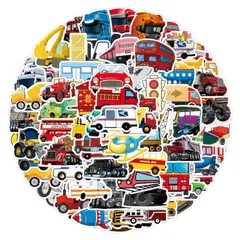 GENERICO - Pack 50 stickers Transportes, Vehículos