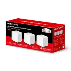 MERCUSYS - Halo H30G 3PACK Sistema Wi-Fi Mesh AC1300 para todo el HogaR