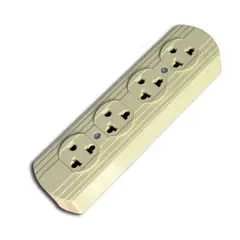 OPALUX - Tomacorriente 4 Salidas Universales U30