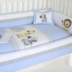 BABY MERINOS - Set de Cuna y 4 protectores - Prestige - Los amigos de la selva 1
