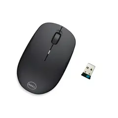 DELL - Mouse Óptico WM126 RF Inalámbrico DPI1000ppp 570-AALK Negro-NNP0G