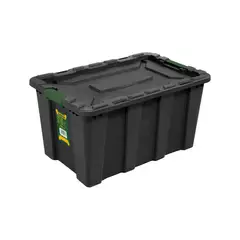 GENERICO - Caja de almacenamiento negro 23" 55 litros Jadever