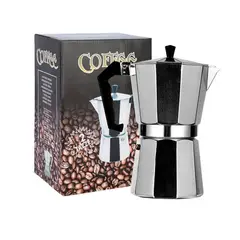 OEM - Cafetera Italiana Moka 6 Tazas de Aluminio Espresso Maker